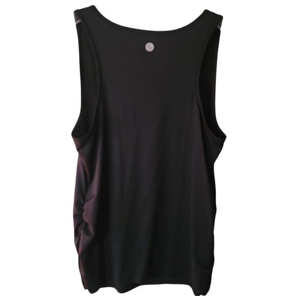 Torrid Black Shirred Wicking Active Tank - Picture 3 of 7